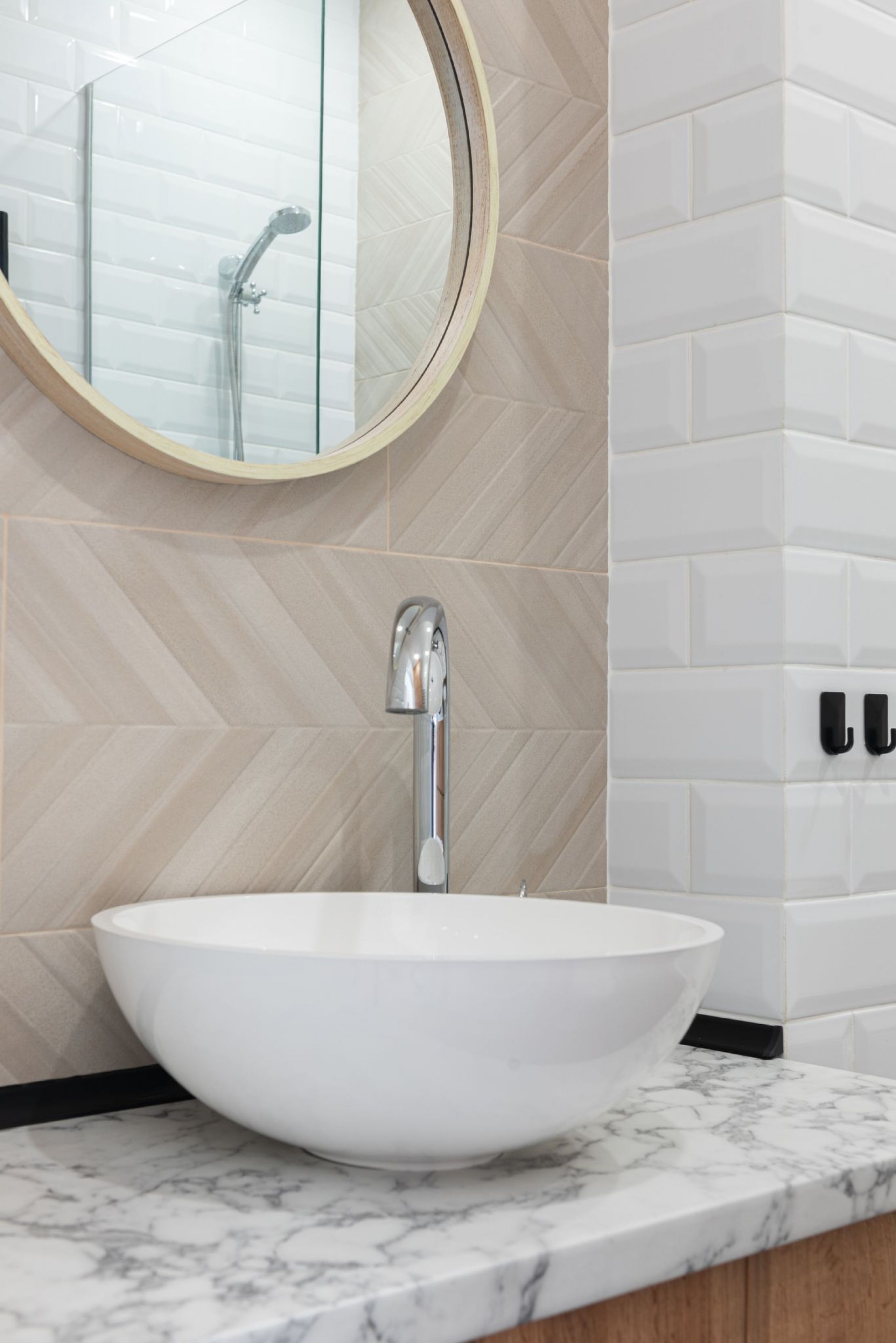 Tracy Bathroom Sink and Backsplash