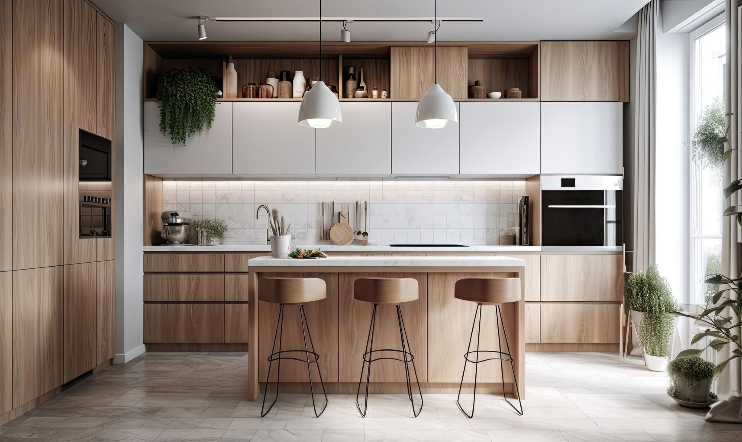 Modern Kitchen with Island